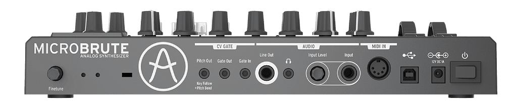 Arturia MicroBrute Ufo Back Panel