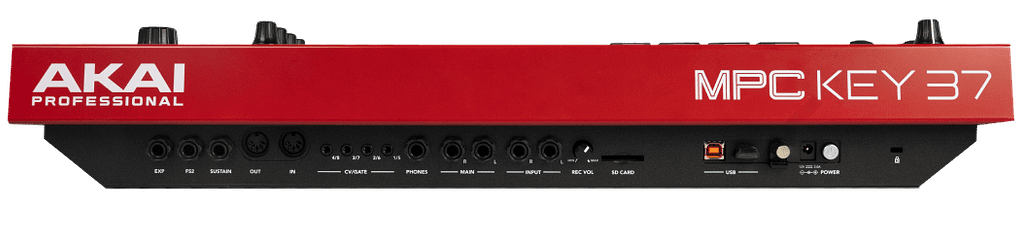 Akai MPC 37 Back panel