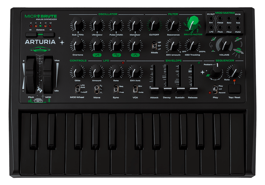 Arturia Microbrute Ufo Front Panel