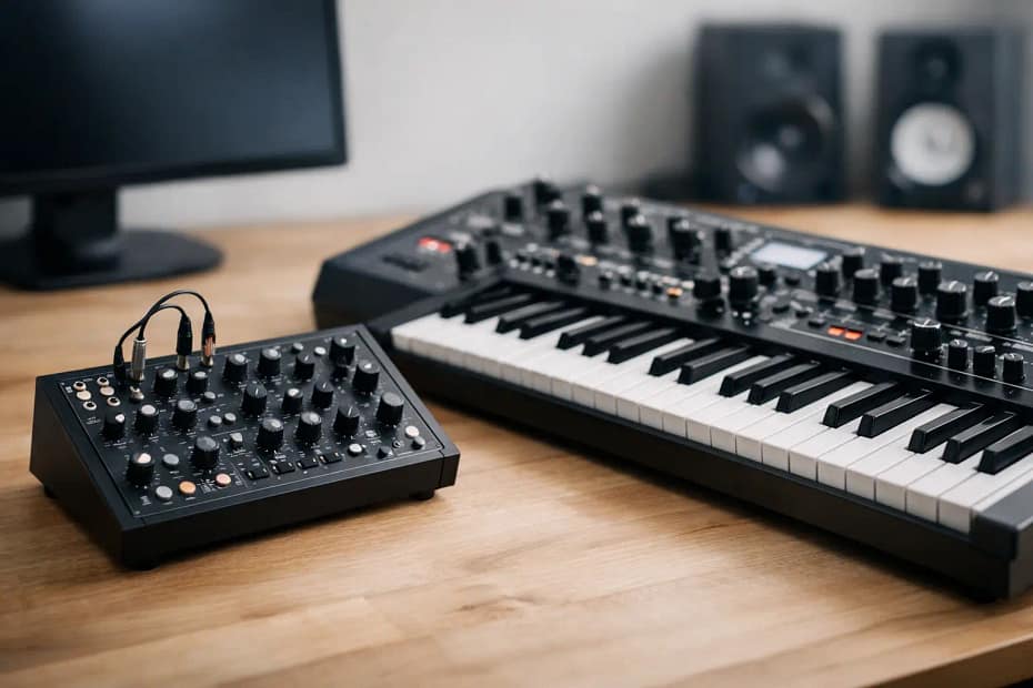 Desktop Module vs Keyboard Synth